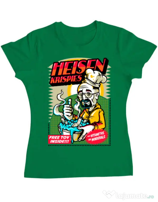 Tricou ADLER dama Heisen krispies Verde mediu