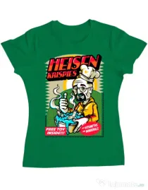 Tricou ADLER dama Heisen krispies Verde mediu