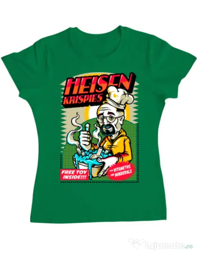Tricou ADLER dama Heisen krispies Verde mediu