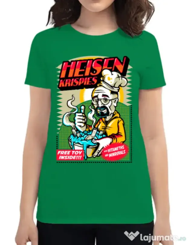Tricou ADLER dama Heisen krispies Verde mediu