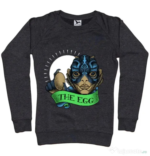 Bluza ADLER dama Shape of water Negru melanj
