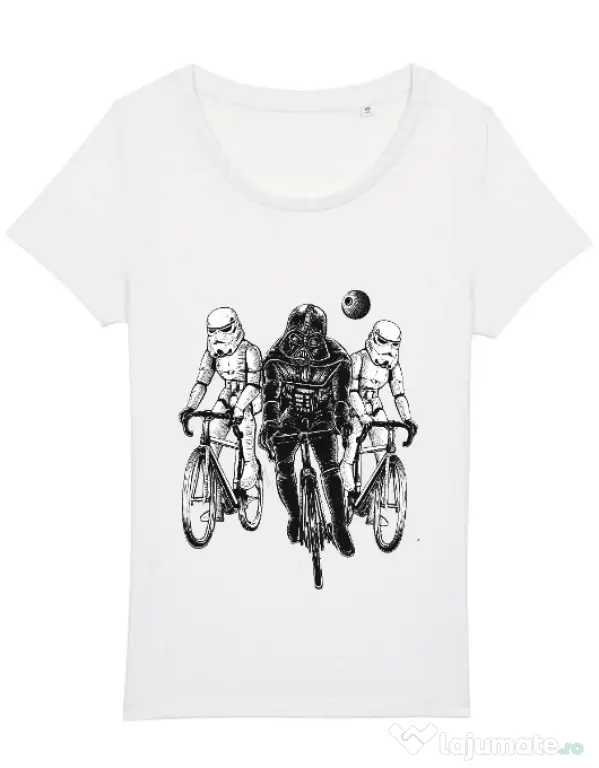 Tricou STANLEY STELLA dama Star bikers Alb