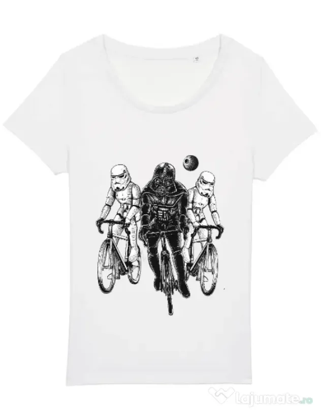 Tricou STANLEY STELLA dama Star bikers Alb