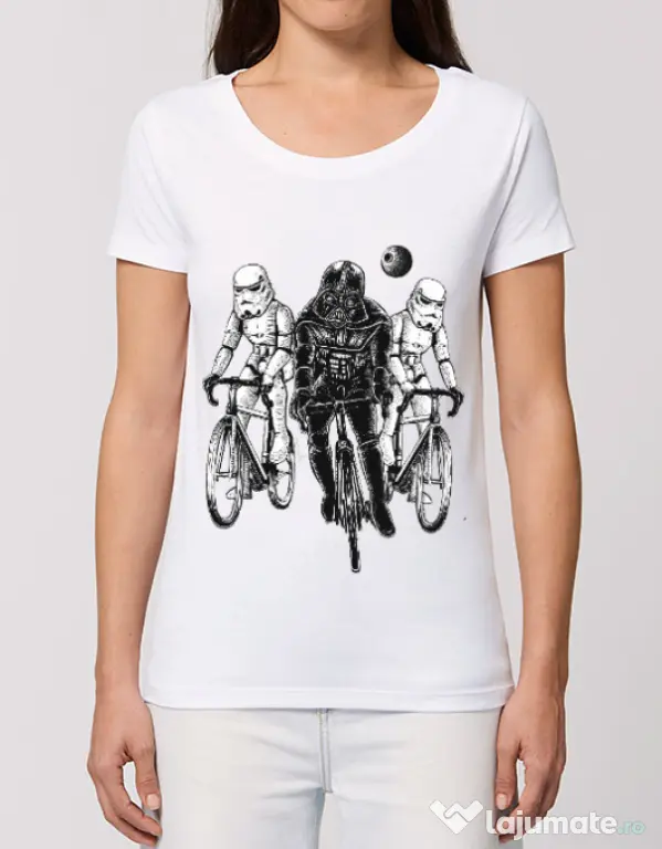 Tricou STANLEY STELLA dama Star bikers Alb