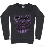 Bluza ADLER dama Thanos mask Negru melanj