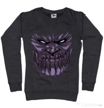 Bluza ADLER dama Thanos mask Negru melanj