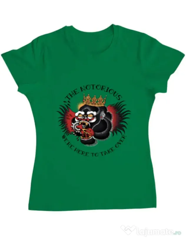 Tricou ADLER dama The notorious Verde mediu