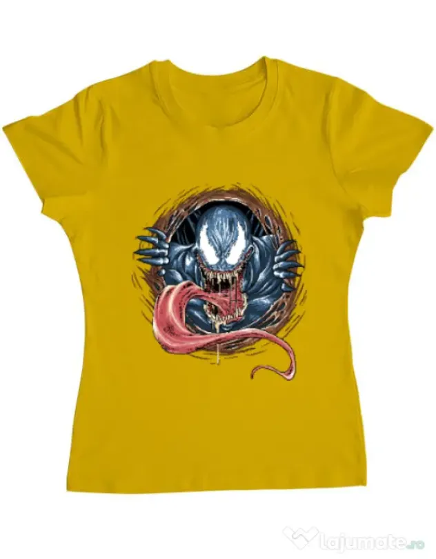 Tricou ADLER dama Venom rise Galben