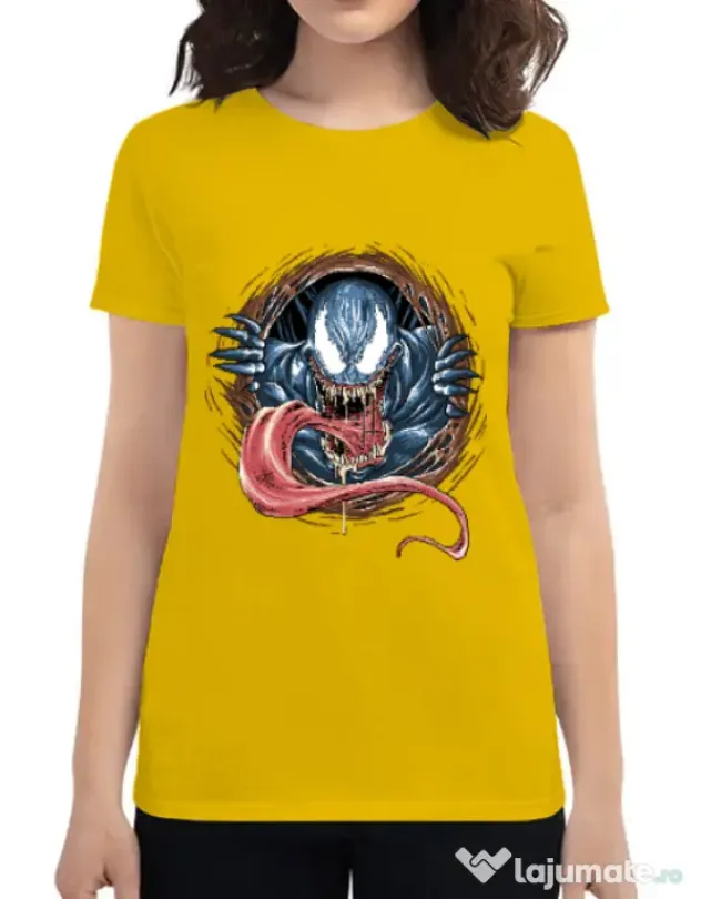 Tricou ADLER dama Venom rise Galben