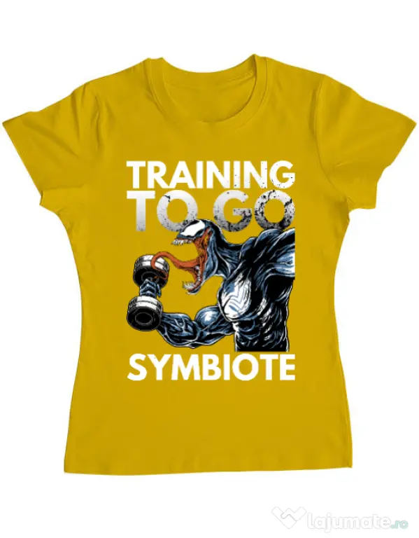 Tricou ADLER dama Venom training Galben