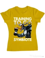 Tricou ADLER dama Venom training Galben