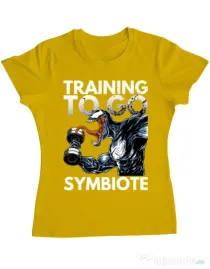 Tricou ADLER dama Venom training Galben