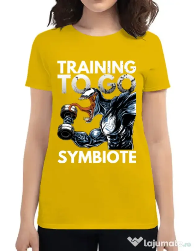 Tricou ADLER dama Venom training Galben