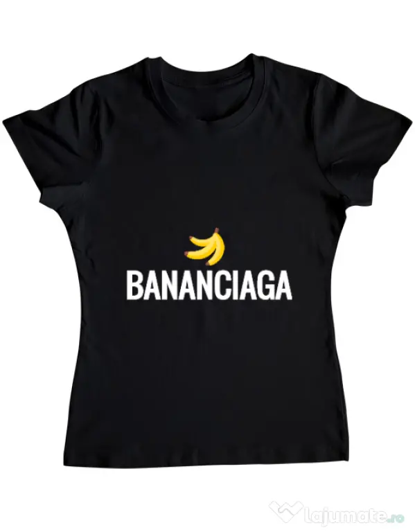 Tricou ADLER dama Bananciaga Negru