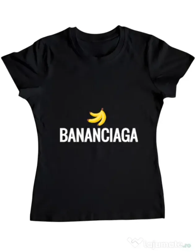 Tricou ADLER dama Bananciaga Negru