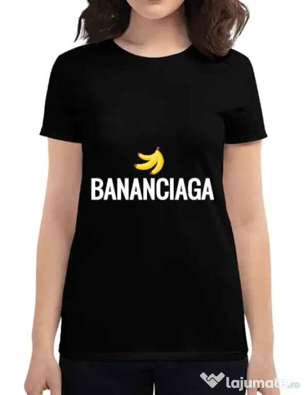 Tricou ADLER dama Bananciaga Negru