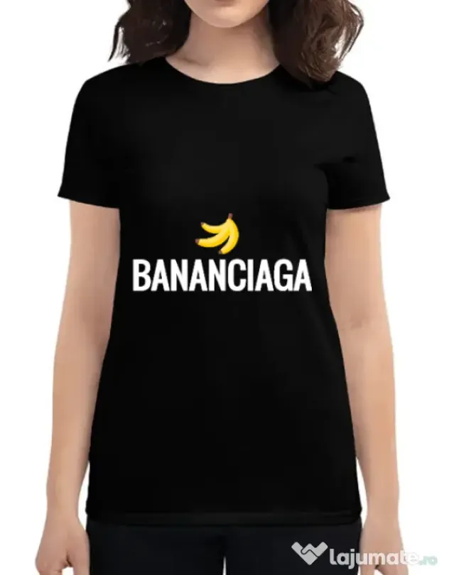 Tricou ADLER dama Bananciaga Negru