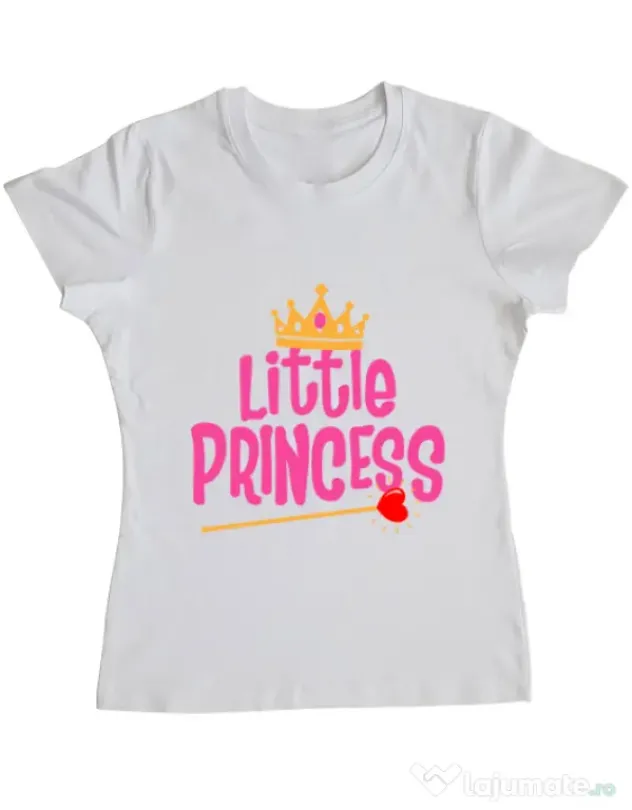 Tricou ADLER dama Little Princess Alb