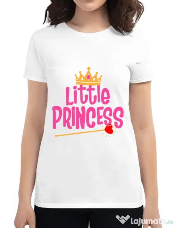 Tricou ADLER dama Little Princess Alb