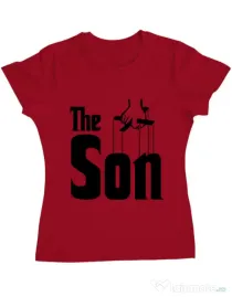 Tricou ADLER dama The Son Rosu
