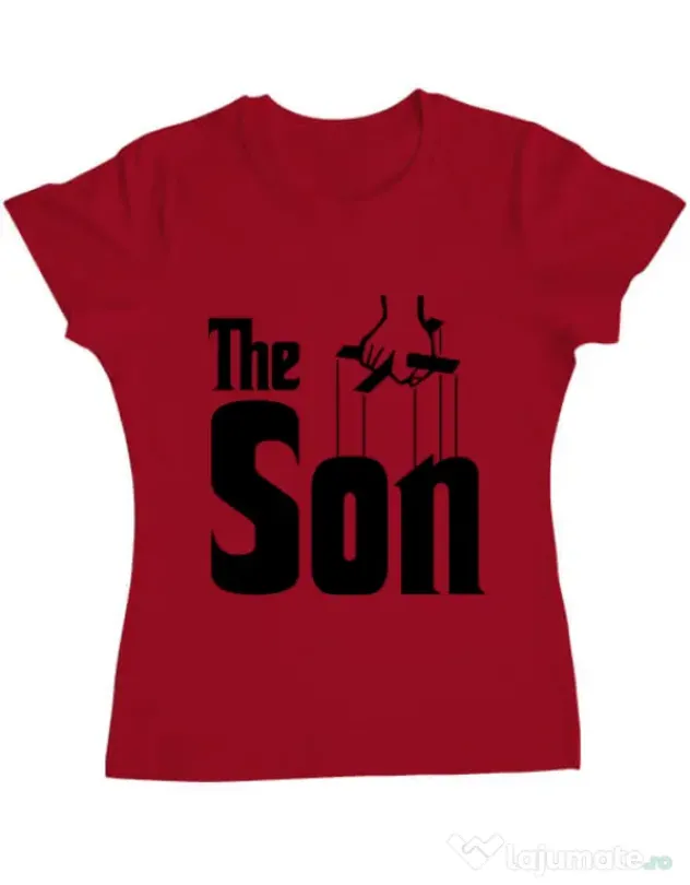 Tricou ADLER dama The Son Rosu