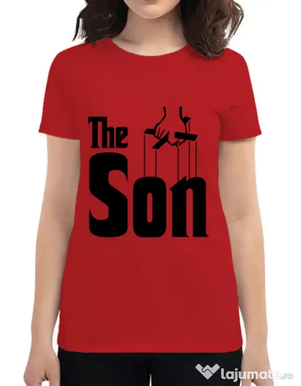 Tricou ADLER dama The Son Rosu
