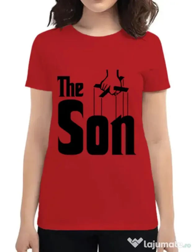 Tricou ADLER dama The Son Rosu