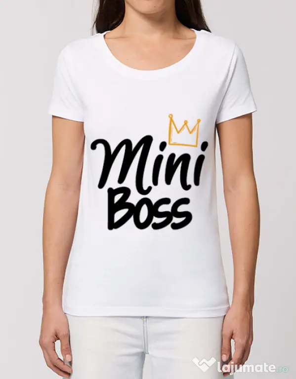 Tricou STANLEY STELLA dama Mini boss Alb