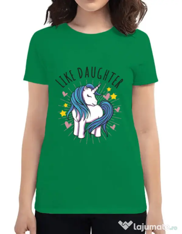 Tricou ADLER dama Like daughter Verde mediu