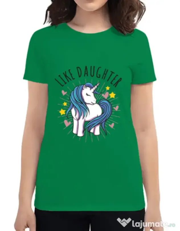 Tricou ADLER dama Like daughter Verde mediu