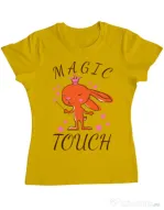 Tricou ADLER dama Magic touch Galben