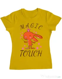 Tricou ADLER dama Magic touch Galben