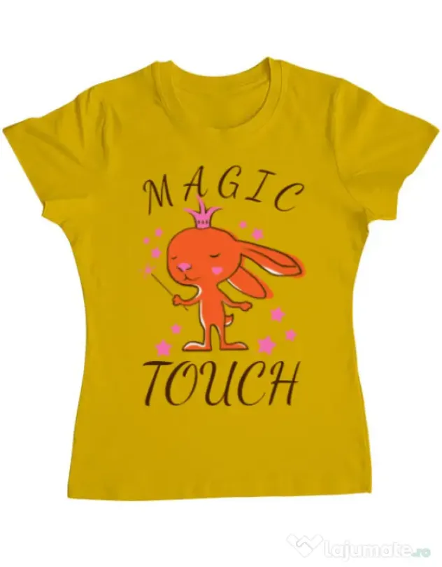 Tricou ADLER dama Magic touch Galben