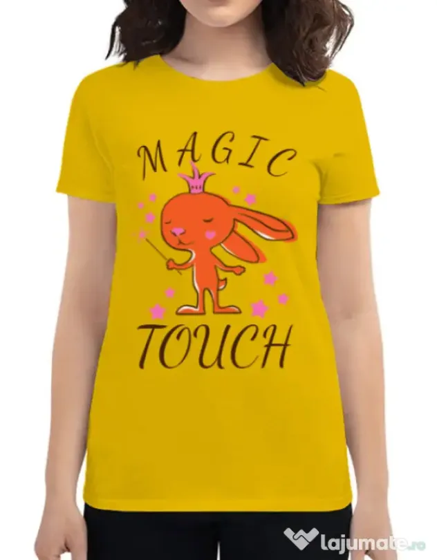 Tricou ADLER dama Magic touch Galben