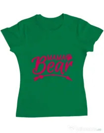 Tricou ADLER dama Mama bear Verde mediu