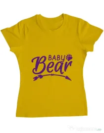 Tricou ADLER dama Baby bear Galben