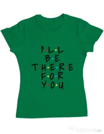 Tricou ADLER dama There for you Verde mediu