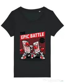 Tricou STANLEY STELLA dama Epic battle Negru