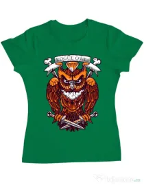 Tricou ADLER dama Rogue owl Verde mediu