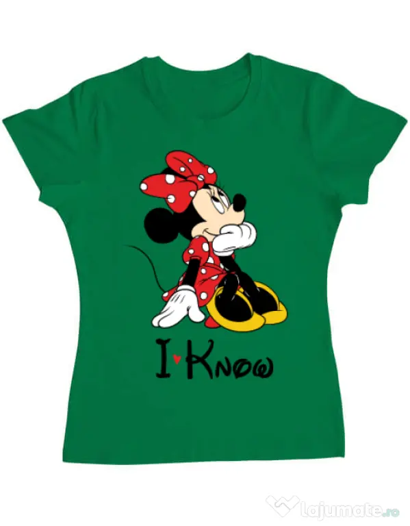 Tricou ADLER dama I know Verde mediu