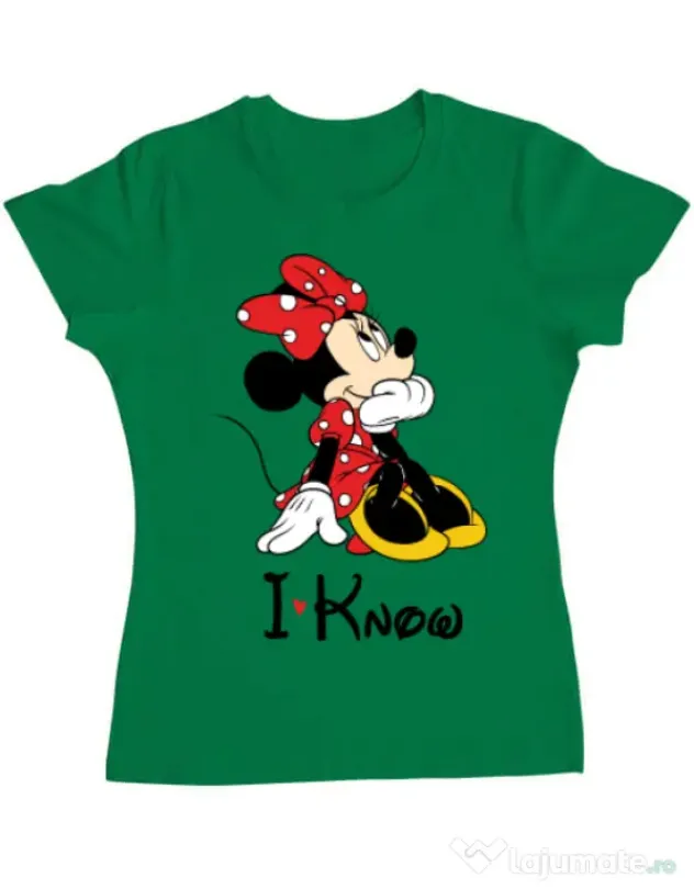 Tricou ADLER dama I know Verde mediu
