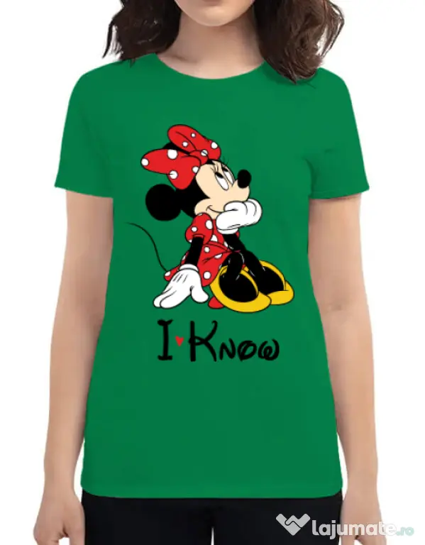 Tricou ADLER dama I know Verde mediu