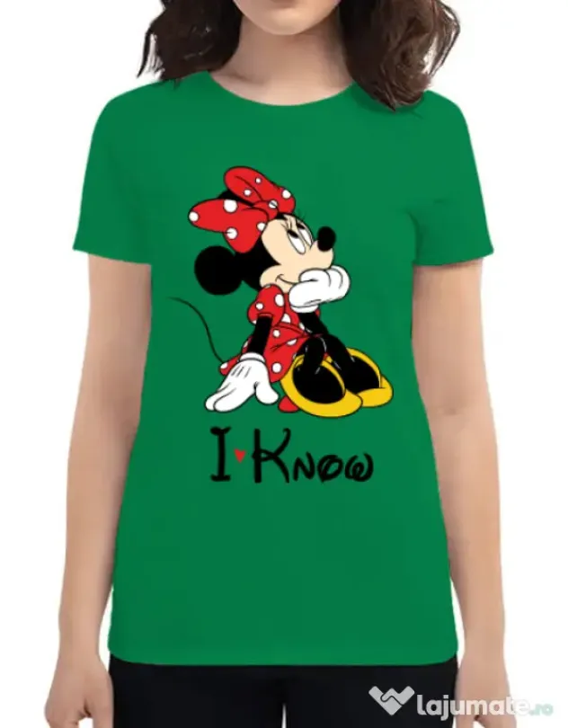 Tricou ADLER dama I know Verde mediu