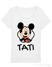 Tricou STANLEY STELLA dama Mouse daddy Alb