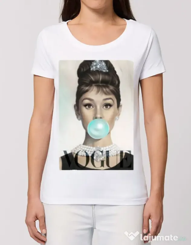 Tricou STANLEY STELLA dama Audrey Alb