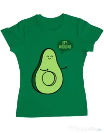 Tricou ADLER dama Avocuddle 1 Verde mediu