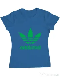 Tricou ADLER dama Addicted Albastru azuriu