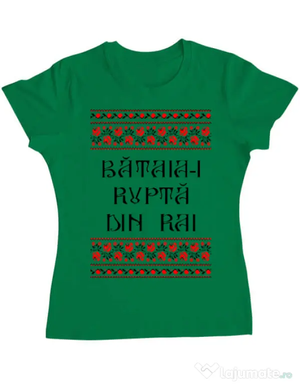 Tricou ADLER dama Bataia e rupta din rai Verde mediu