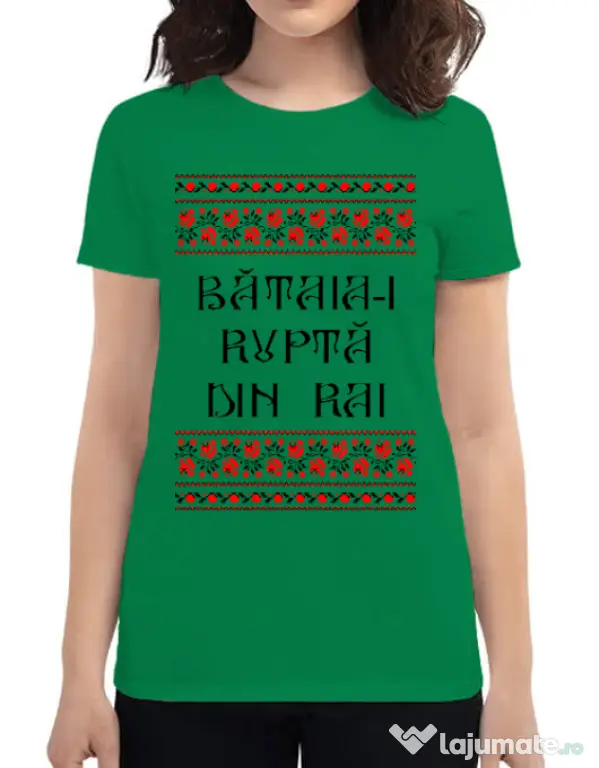 Tricou ADLER dama Bataia e rupta din rai Verde mediu