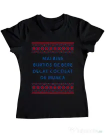 Tricou ADLER dama Burtos de bere Negru